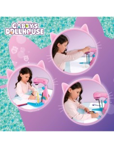 GABBY’S DOLLHOUSE, PROJECTOR DRAWING SCHOOL, 44X31X8 CM, KIT DISEGNO, PROIETTORE LED, BAMBINI 4+, LISCIANI GIOCHI
