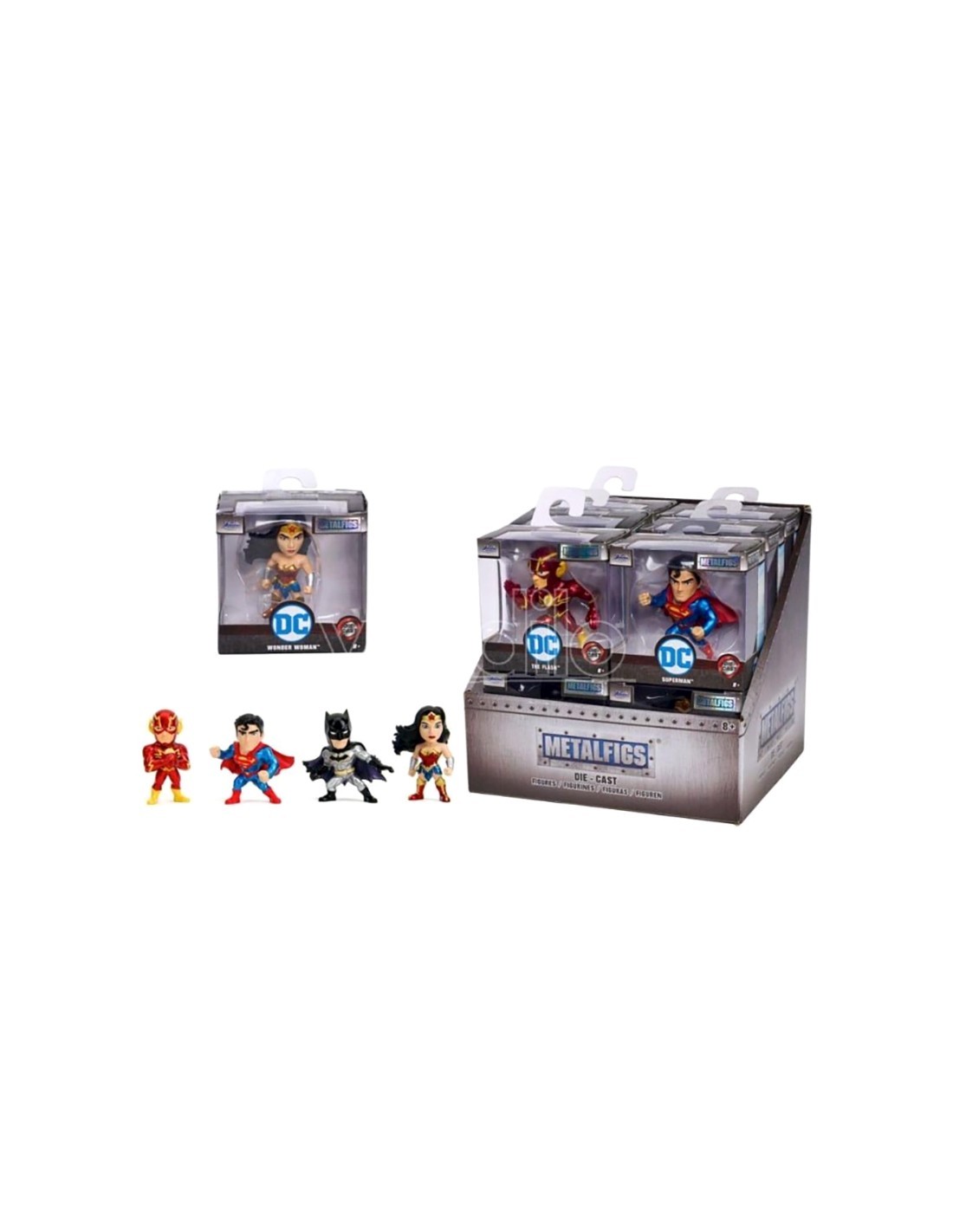 DC UNIVERSE 253250002 FIGURA 6,5CM ASSORTITO METALLO
