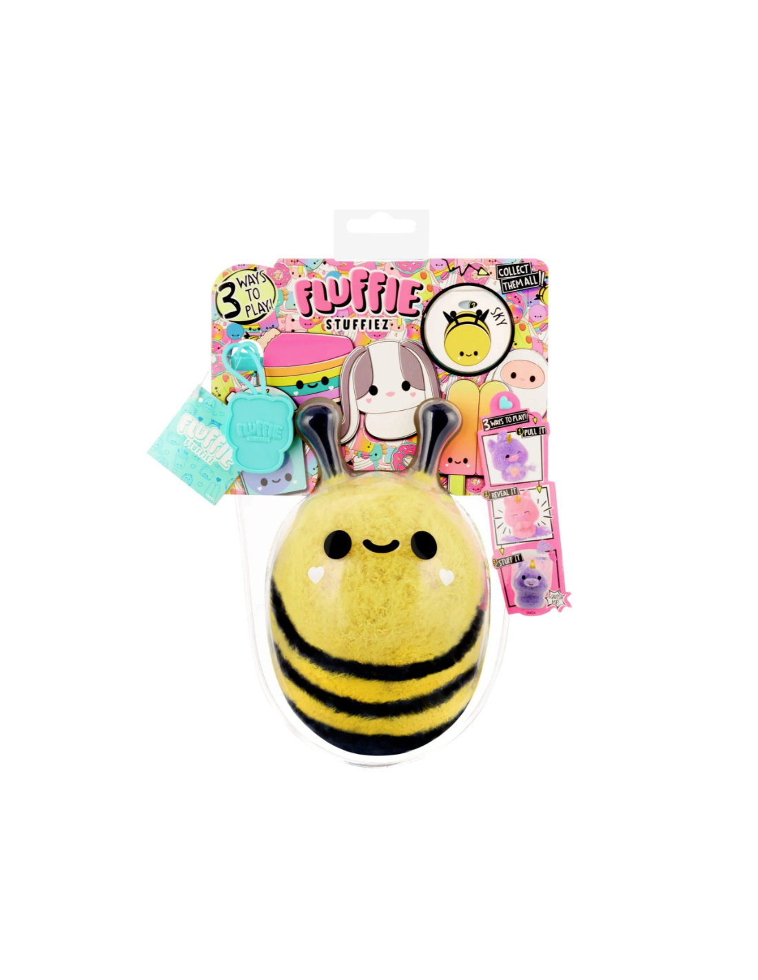 FLUFFIE STUFFIEZ, APE, PELUCHE DA COLLEZIONE, FAI‑DA‑TE, SORPRESA, ULTRA SOFFICE, FIDGET, GIOCO SENSORIALE, 4+ ANNI, ASSORTITI