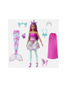 BARBIE HLC28 BAMBOLA DREAMTOPIA CON ACCESSORI