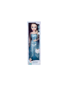 FROZEN, BAMBOLA, ELSA, 80 CM, COMPLETAMENTE ARTICOLATA, ACCESSORI, COMPAGNA DI GIOCO, STA IN PIEDI, GIOCATTOLO, 3+ ANNI