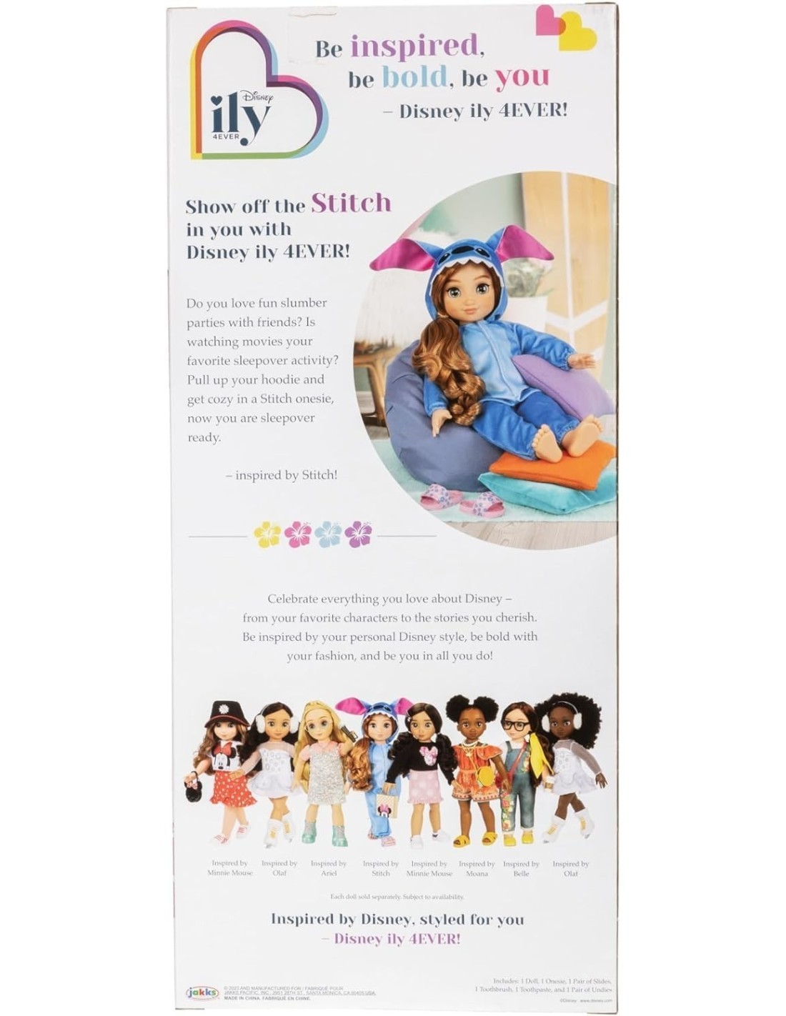 DISNEY ILY JK229424 BAMBOLA 45CM COSTUME STITCH