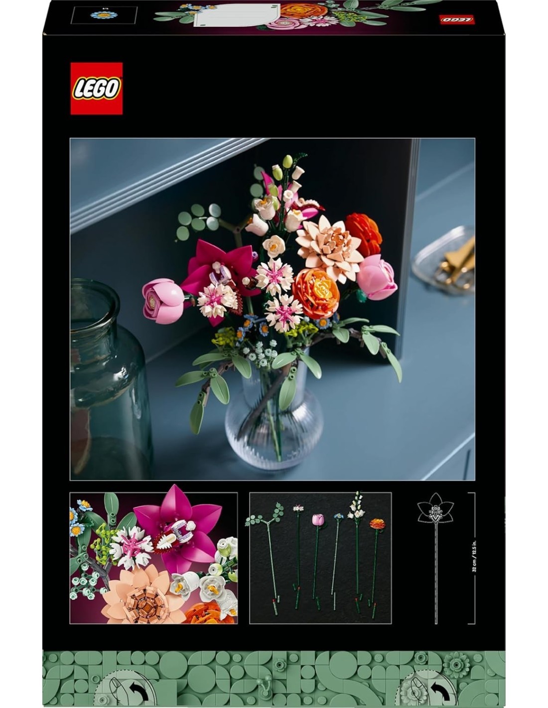 LEGO BOTANICAL  BOUQUET DI FIORI ROSA