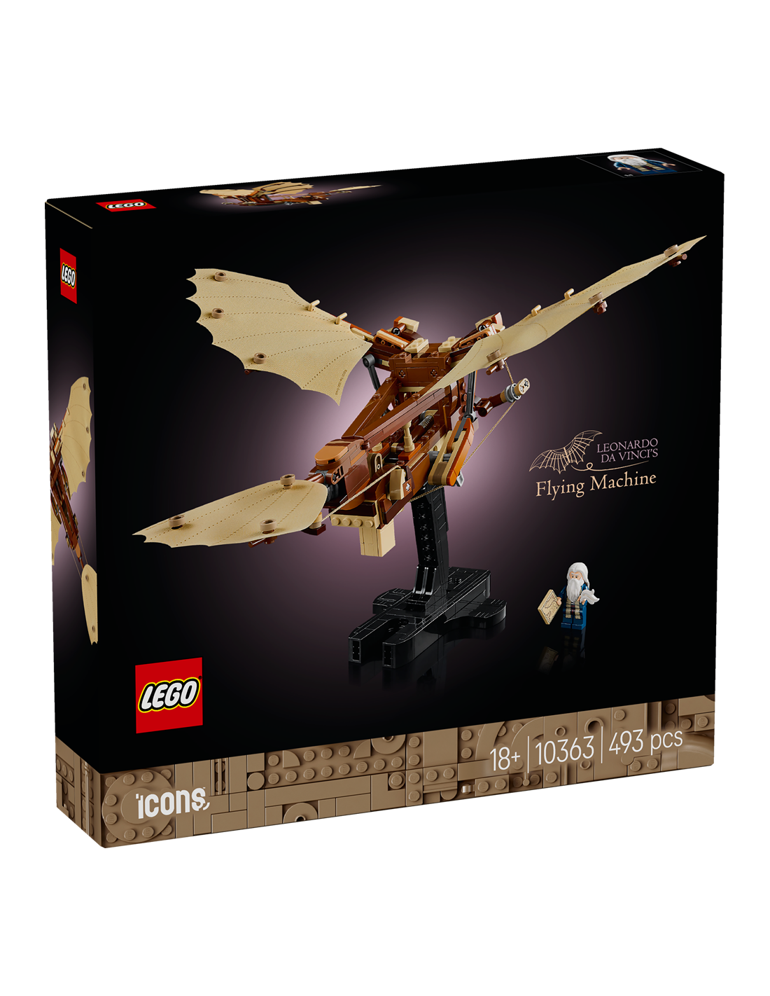 LEGO ICONS MACCHINA VOLANTE DI LEONARDO DA VINCI