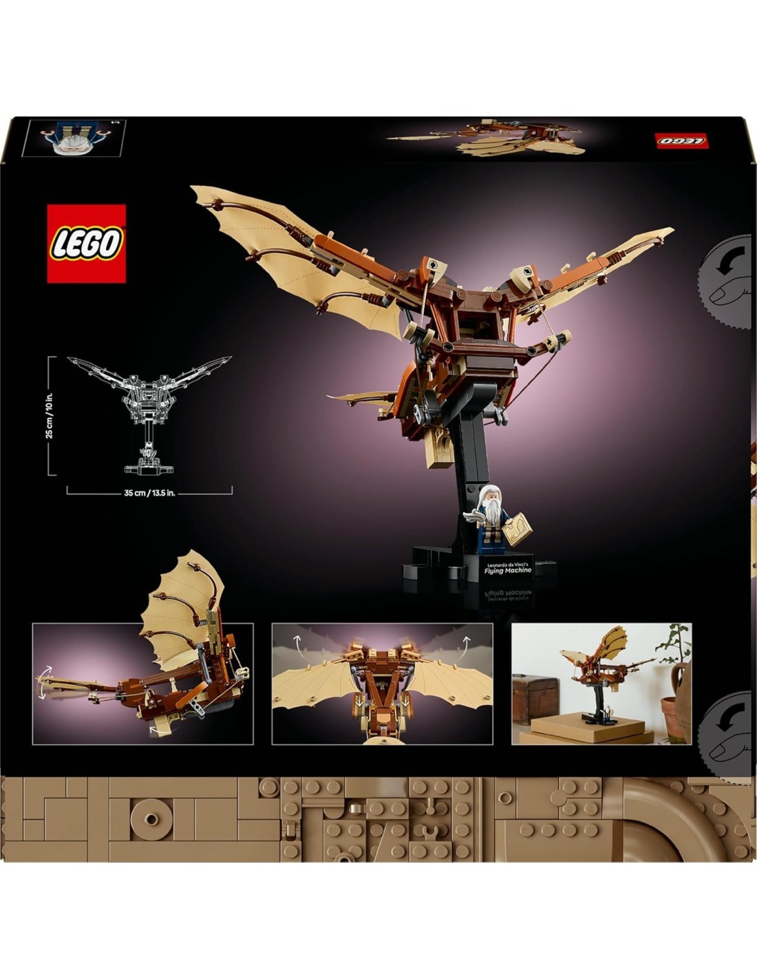 LEGO ICONS MACCHINA VOLANTE DI LEONARDO DA VINCI