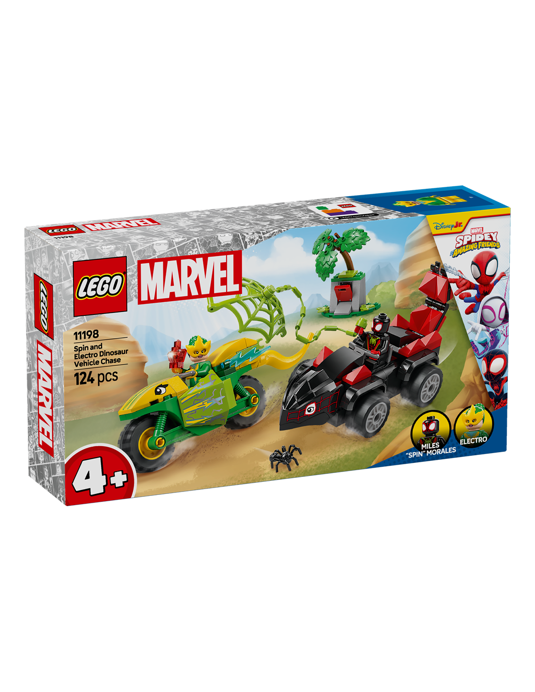 LEGO MARVEL INSEGUIMENTO SUI DINO-VEICOLI DI SPIN ED ELECTRO