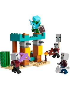 LEGO MINECRAFT, PATTUGLIA NEL DESERTO DELLA BESTIA, GIOCATTOLO DA COSTRUIRE CON FIGURE, 7+ ANNI