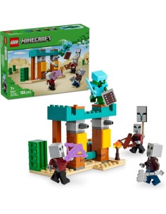 LEGO MINECRAFT, PATTUGLIA NEL DESERTO DELLA BESTIA, GIOCATTOLO DA COSTRUIRE CON FIGURE, 7+ ANNI