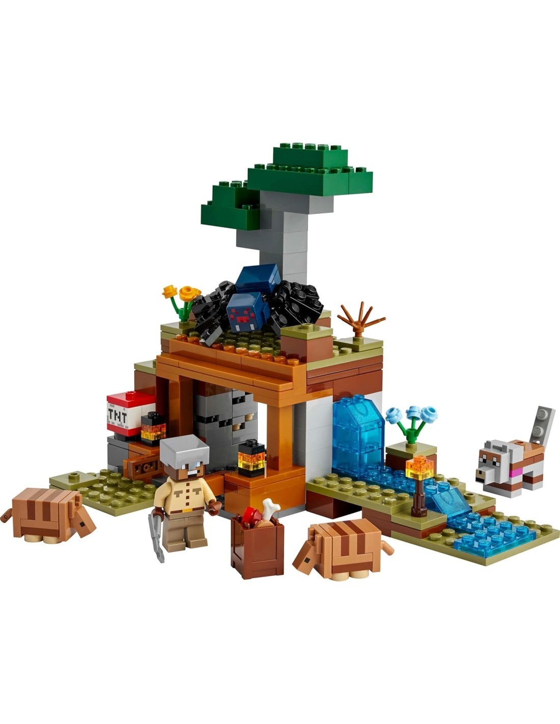 LEGO MINECRAFT  SPEDIZIONE NELLA MINIERA DELL'ARMADILLO