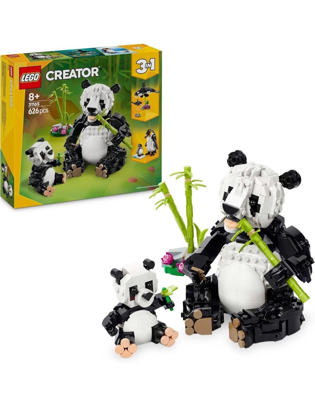 LEGO CREATOR ANIMALI SELVATICI:FAMIGLIA DI PANDA