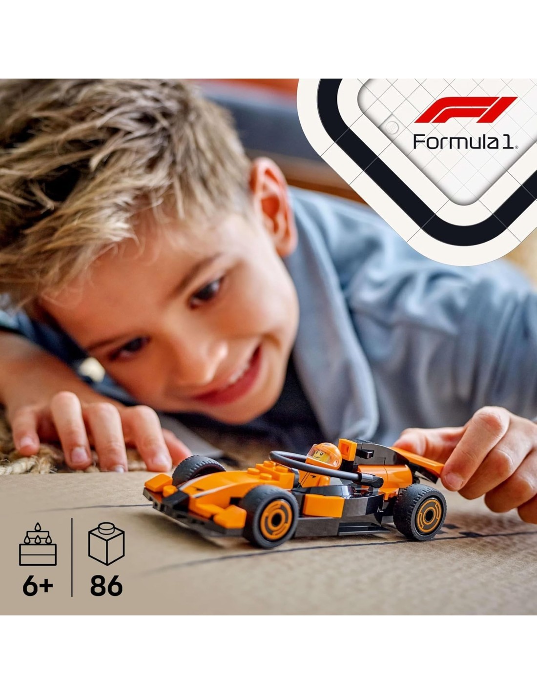 LEGO CITY PILOTA E MONOPOSTO MCLAREN F1