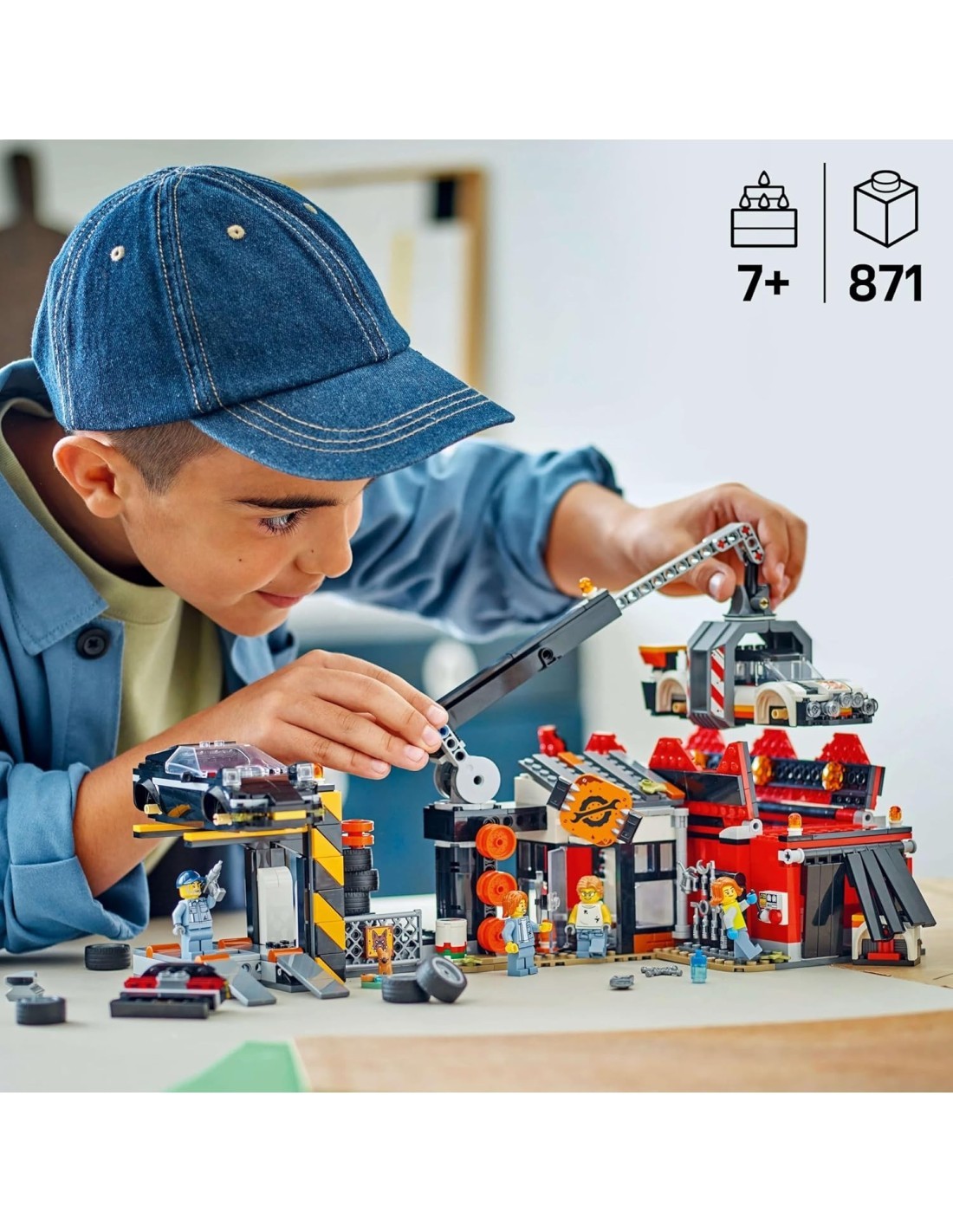 LEGO CITY SFASCIACARROZZE CON AUTO