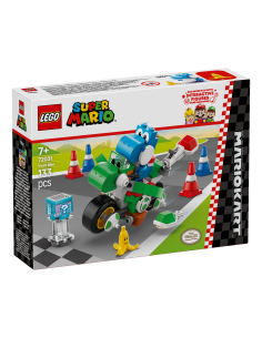 LEGO SUPER MARIO, KART: MOTO YOSHI, GIOCATTOLO INTERATTIVO DA COSTRUIRE, 7+ ANNI