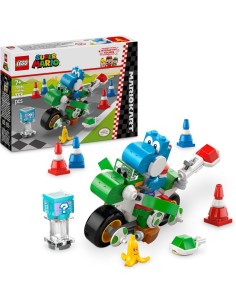 LEGO SUPER MARIO, KART: MOTO YOSHI, GIOCATTOLO INTERATTIVO DA COSTRUIRE, 7+ ANNI 2