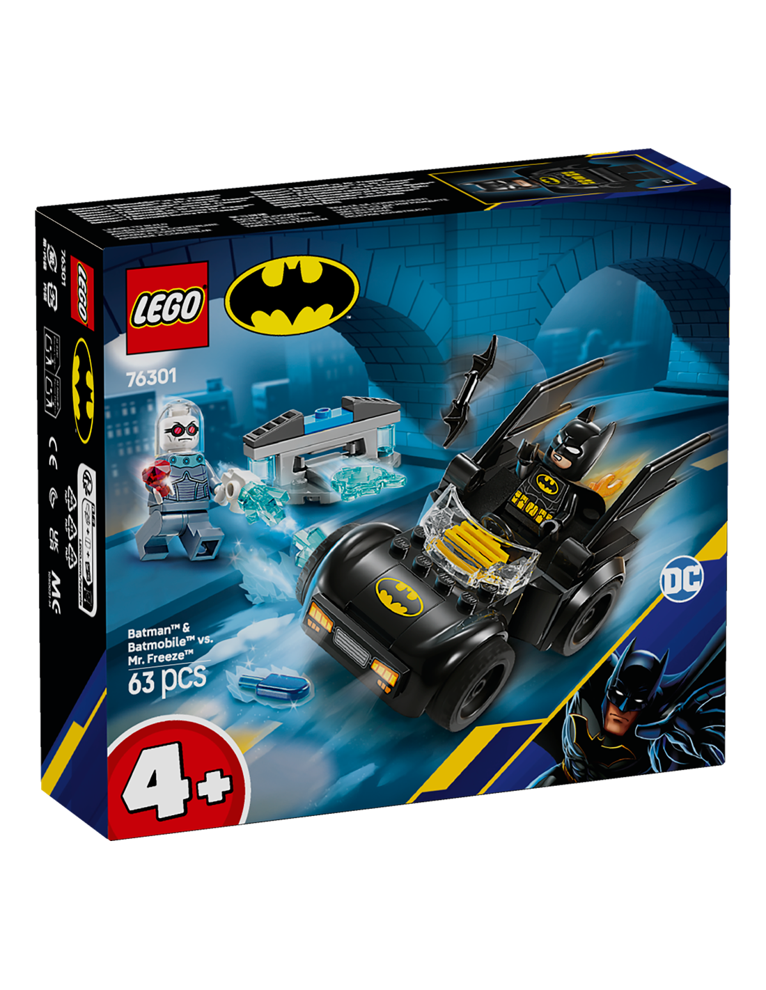 LEGO BATMAN , BATMAN E BATMOBILE CONTRO MR.FREEZE