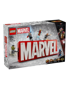 MARVEL 76313 LOGO E MINIFIGURE MARVEL