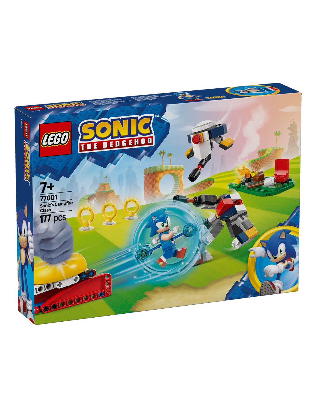 LEGO SONIC, DUELLO AL FALÒ DI SONIC, GIOCHI D’AVVENTURA CON PERSONAGGI E ROBOT, 7+ ANNI