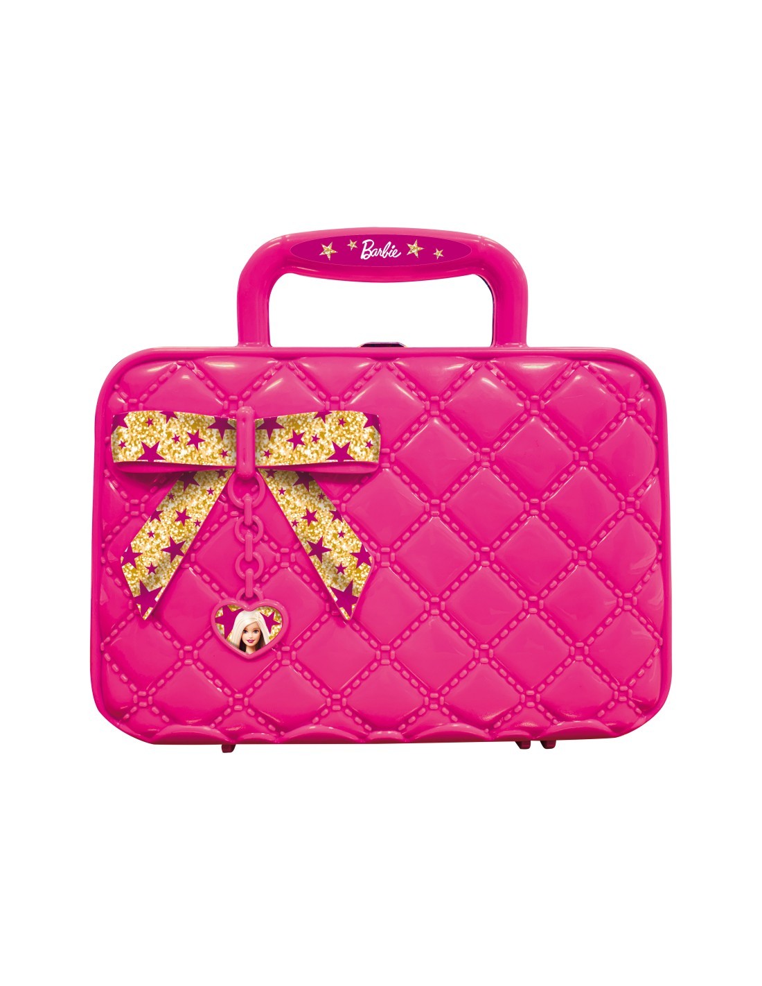 BARBIE TRENDY TROUSSE, KIT MAKE-UP, LIPGLOSS, OMBRETTI, ROSSETTI, 20X18X6 CM