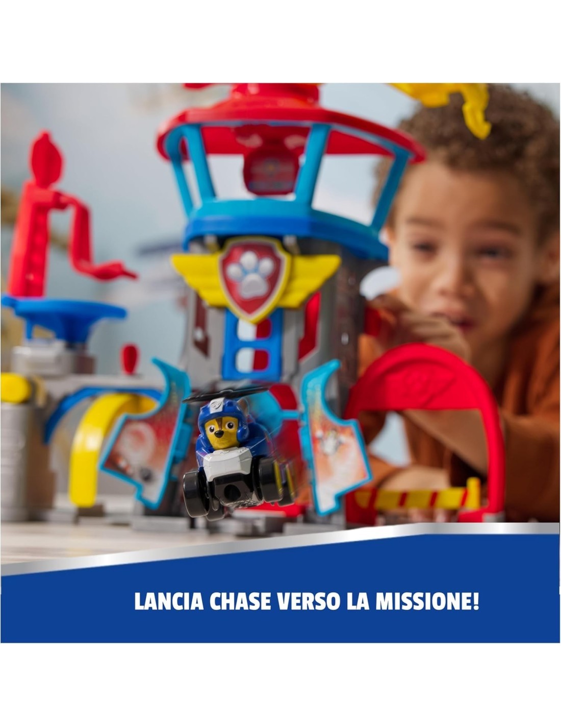 Paw Patrol Pup Squad Playset “Adventure Bay Airport” – Air Rescue da 30 cm