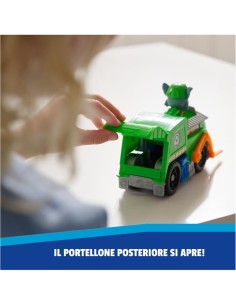 Paw Patrol Rocky Recycle Truck – Veicolo con Forche e Figura 13 cm 2