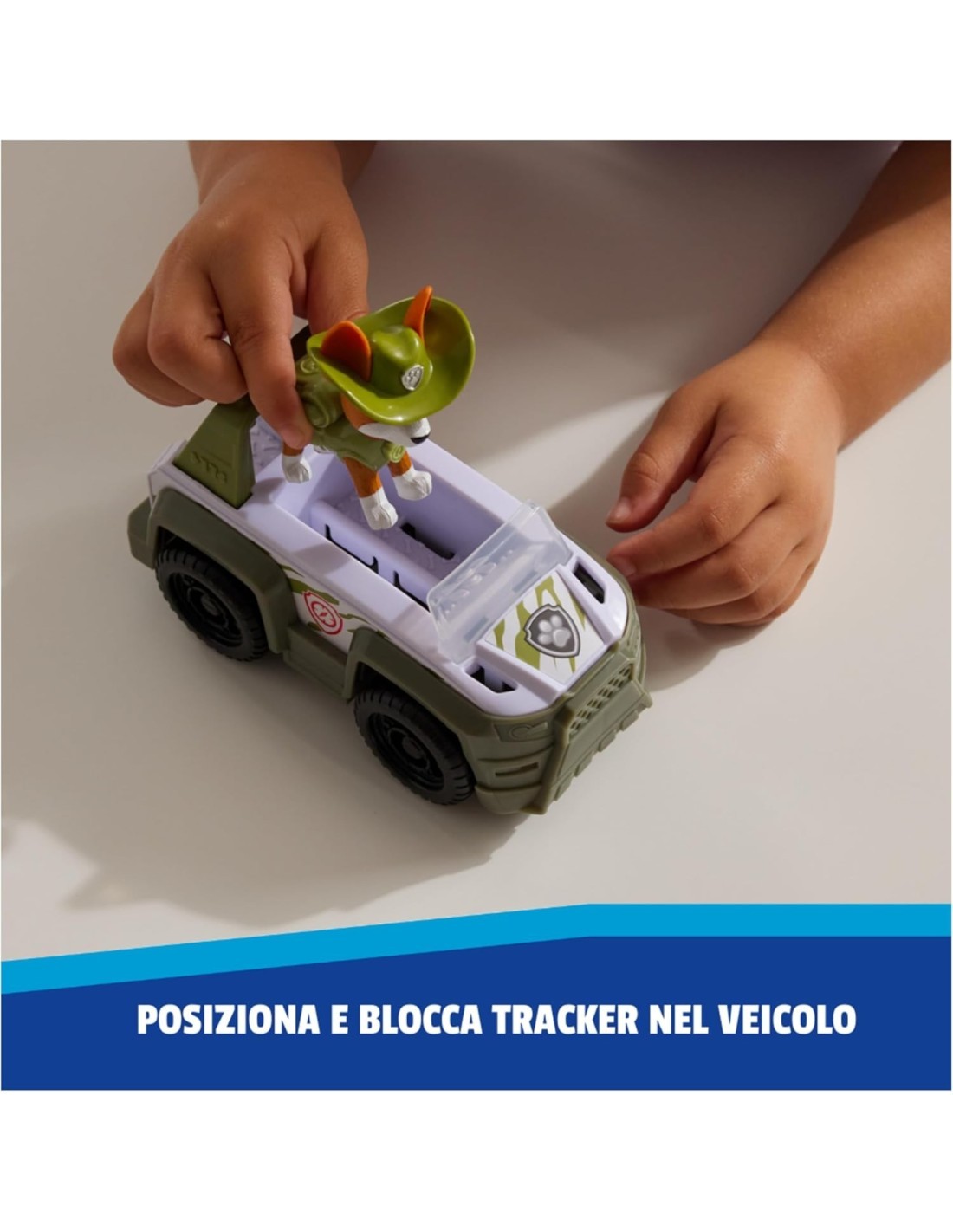 Paw Patrol Jungle Cruiser con Tracker in Plastica Riciclata per Bambini 3+