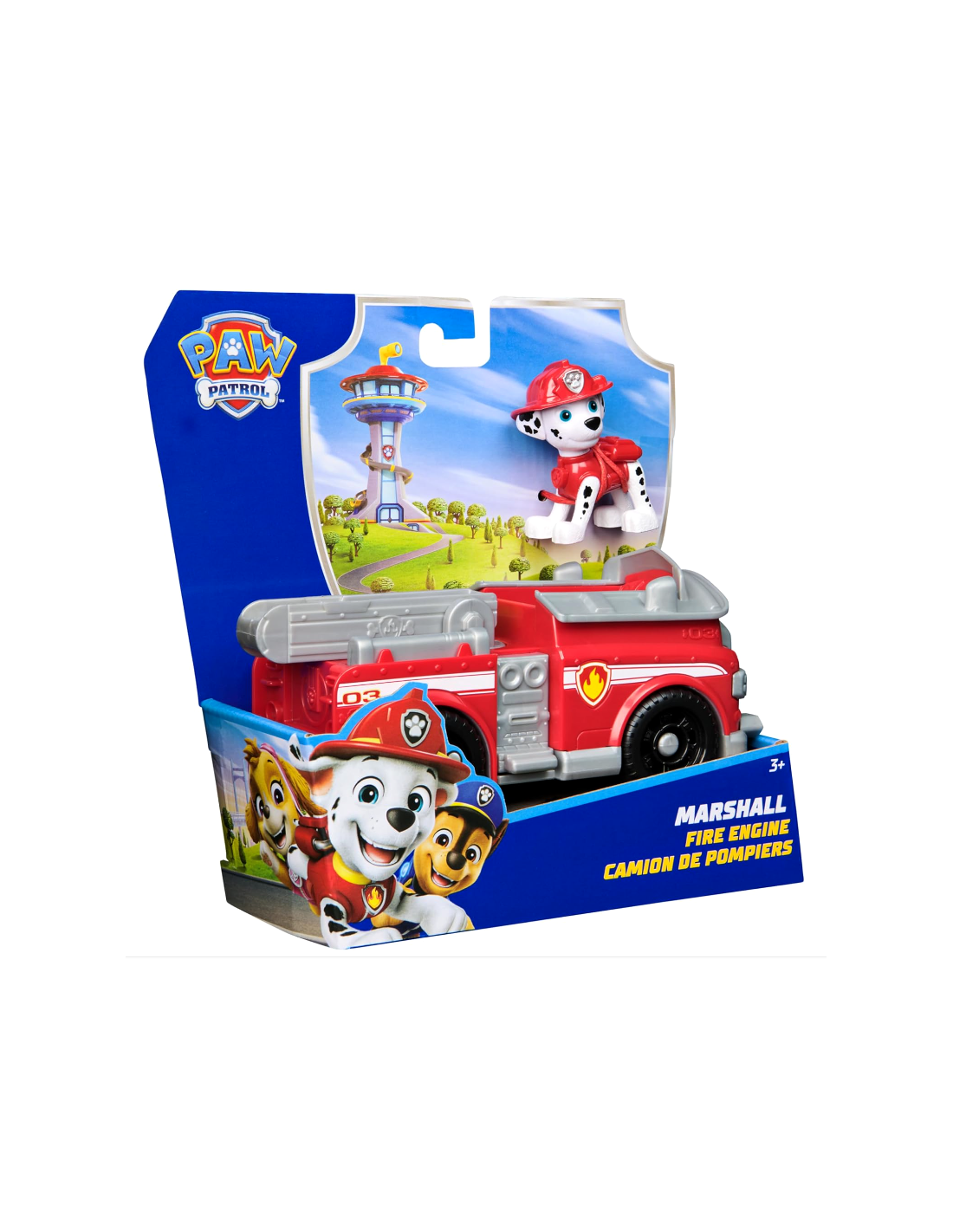 Paw Patrol Marshall Fire Engine – Veicolo Camion dei Pompieri 13 cm
