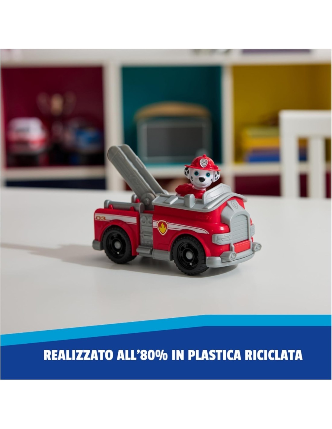 Paw Patrol Marshall Fire Engine – Veicolo Camion dei Pompieri 13 cm