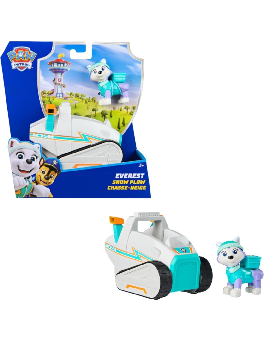 Paw Patrol Everest Veicolo Spazzaneve Eco-Friendly – 13 cm