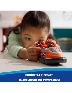 Paw Patrol Zuma Hovercraft Eco-Friendly con Figura – Veicolo da 13 cm