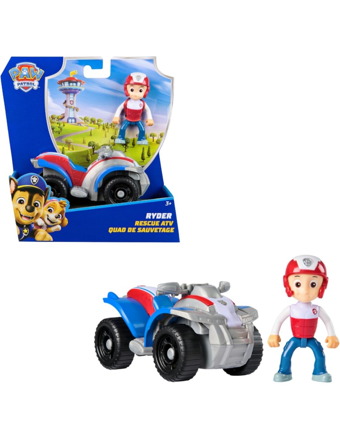 PAW Patrol Quad con Ryder Personaggio Inclusivo in Plastica Riciclata