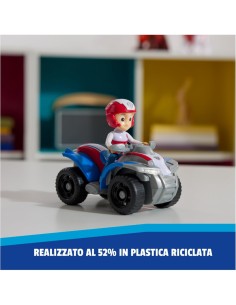 PAW Patrol Quad con Ryder Personaggio Inclusivo in Plastica Riciclata