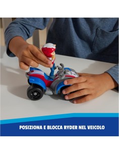 PAW Patrol Quad con Ryder Personaggio Inclusivo in Plastica Riciclata