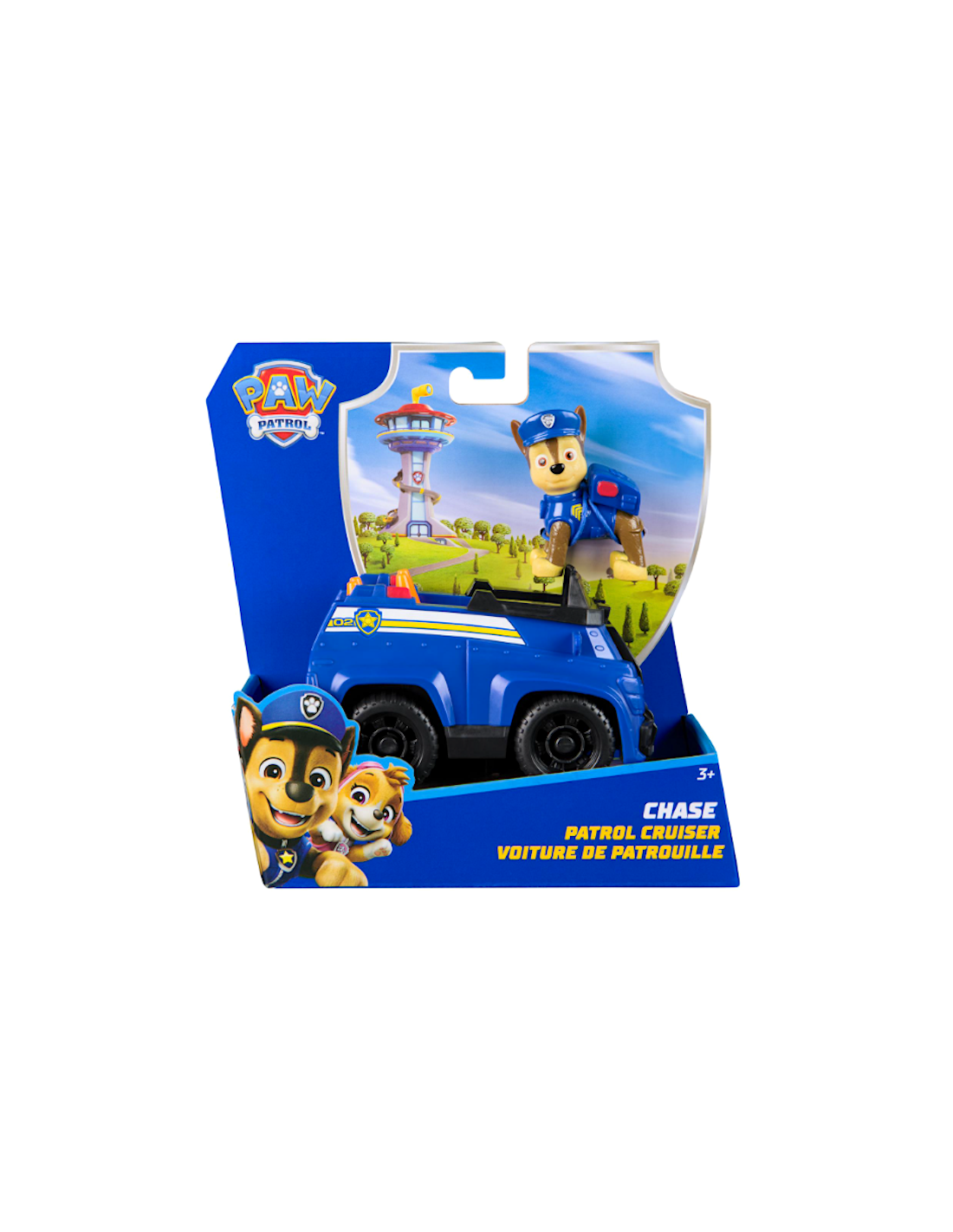 Paw Patrol Chase Patrol Cruiser – Veicolo Eco-Friendly con Figura 3+ Anni