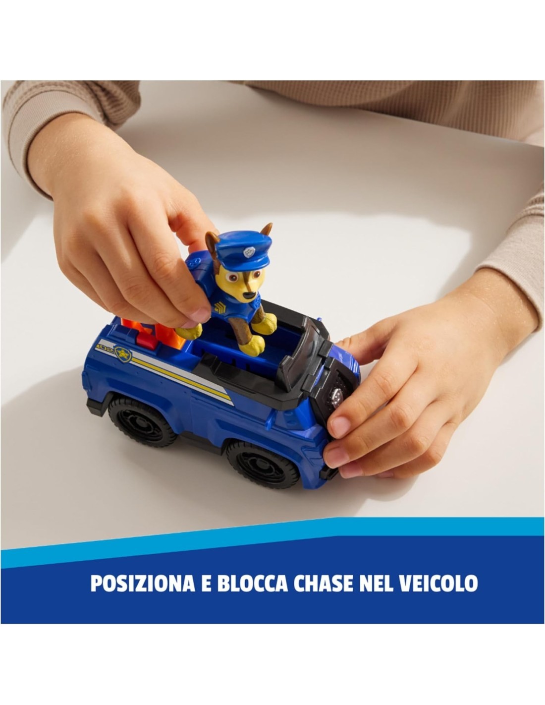 Paw Patrol Chase Patrol Cruiser – Veicolo Eco-Friendly con Figura 3+ Anni