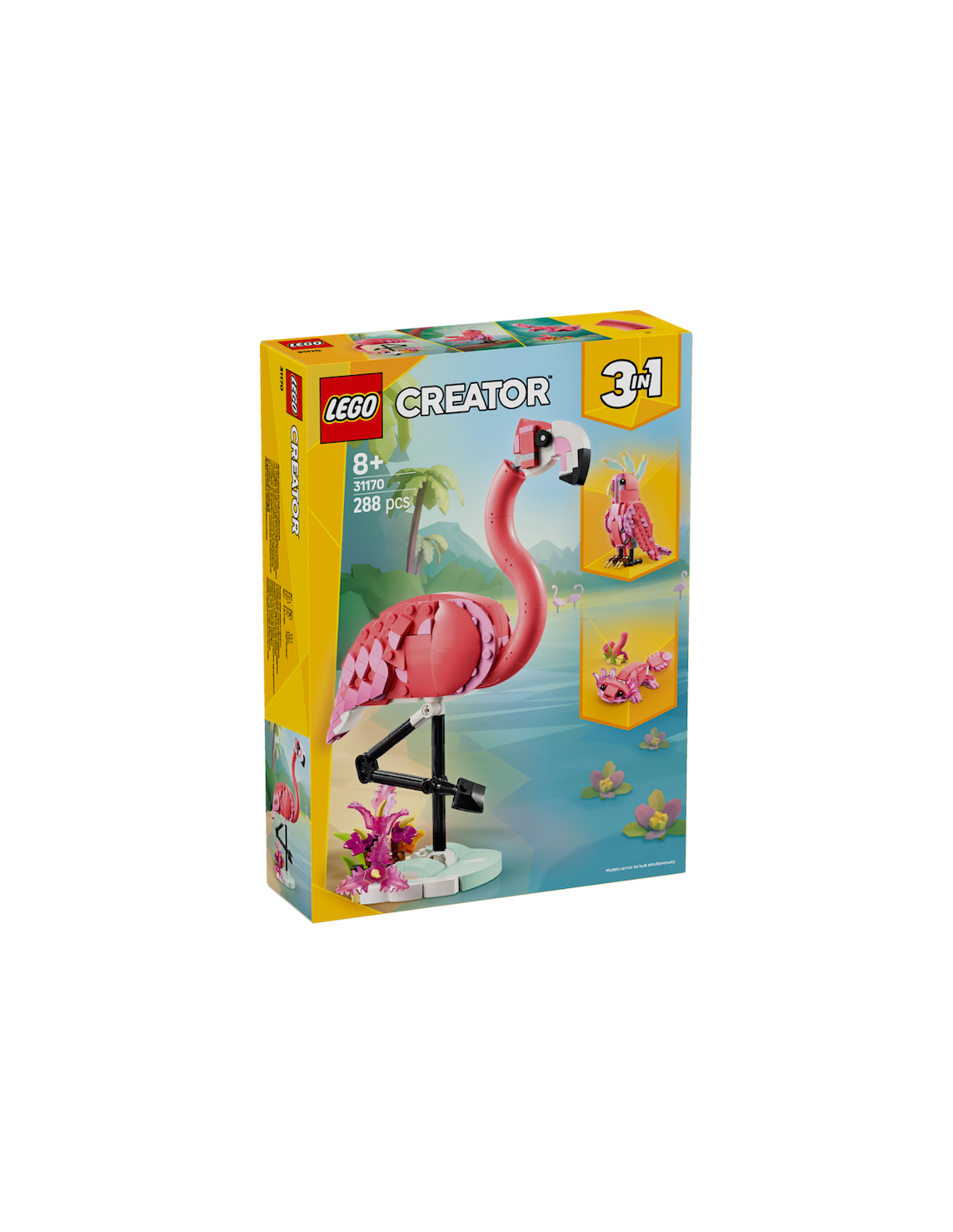 LEGO CREATOR  ANIMALI SELVATICI:FENICOTTERO ROSA