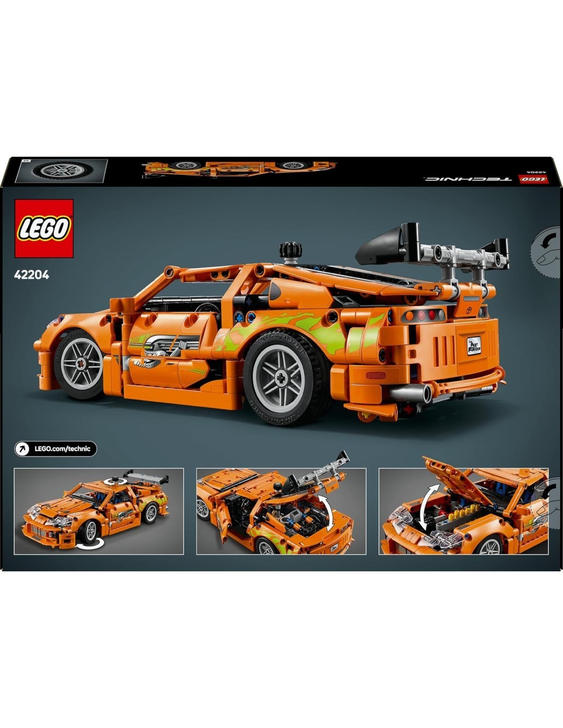 LEGO TECHNIC FAST AND FURIOS TOYOTA SUPRA MK4