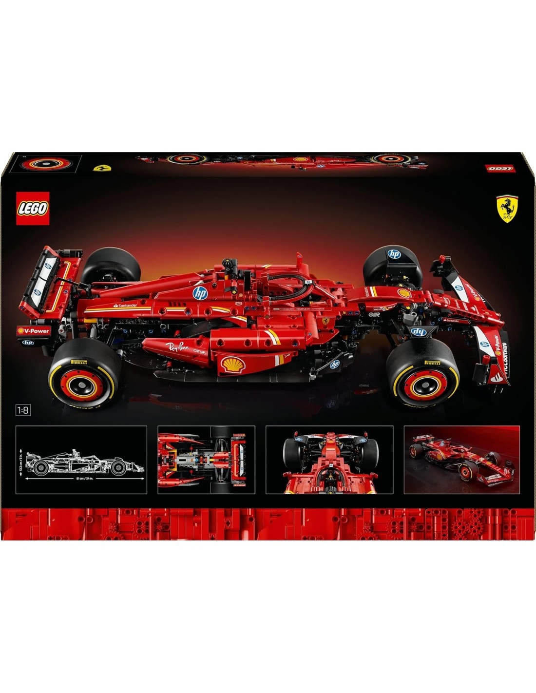 LEGO TECHNIC  MONOPOSTO F1 FERRARI SF-24