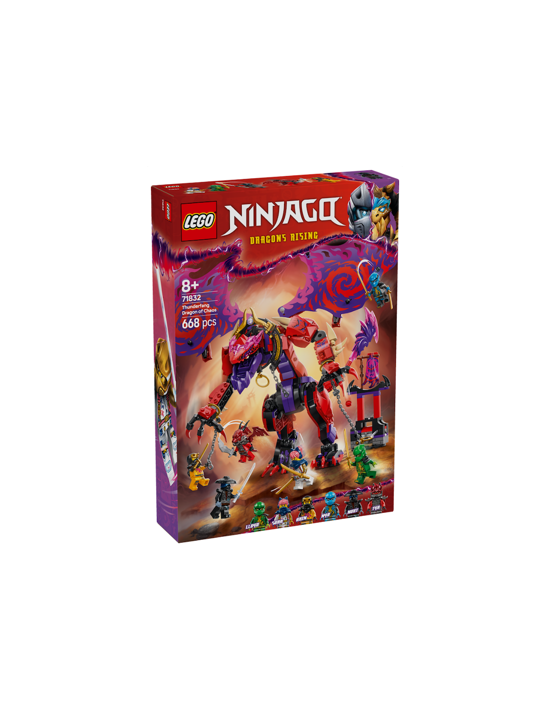 LEGO NINJAGO THUNDERFANG DRAGO DEL CAOS