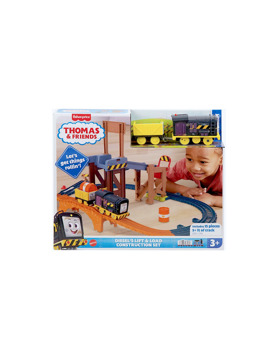 Il Trenino Thomas – Pista Cantiere di Diesel con 2 Veicoli Motorizzati e Accessori