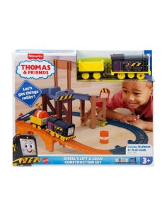 Il Trenino Thomas – Pista Cantiere di Diesel con 2 Veicoli Motorizzati e Accessori