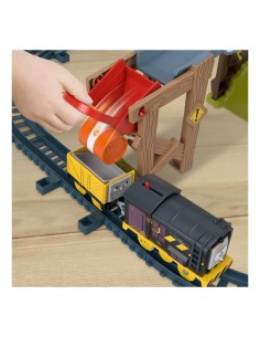 Il Trenino Thomas – Pista Cantiere di Diesel con 2 Veicoli Motorizzati e Accessori