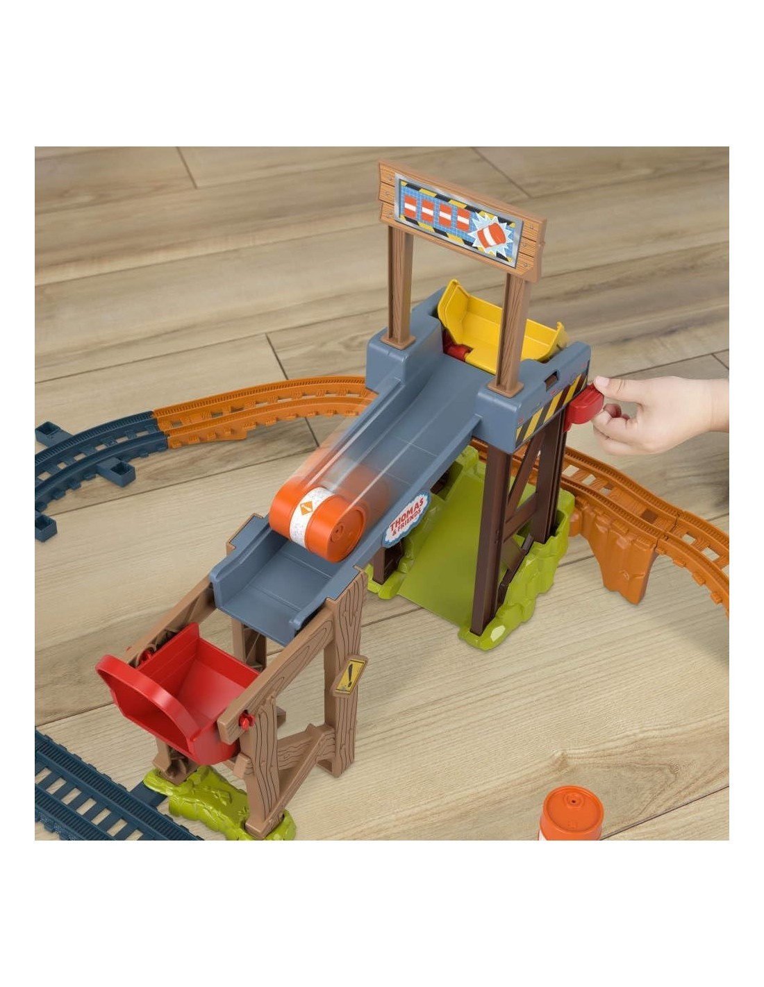 Il Trenino Thomas – Pista Cantiere di Diesel con 2 Veicoli Motorizzati e Accessori