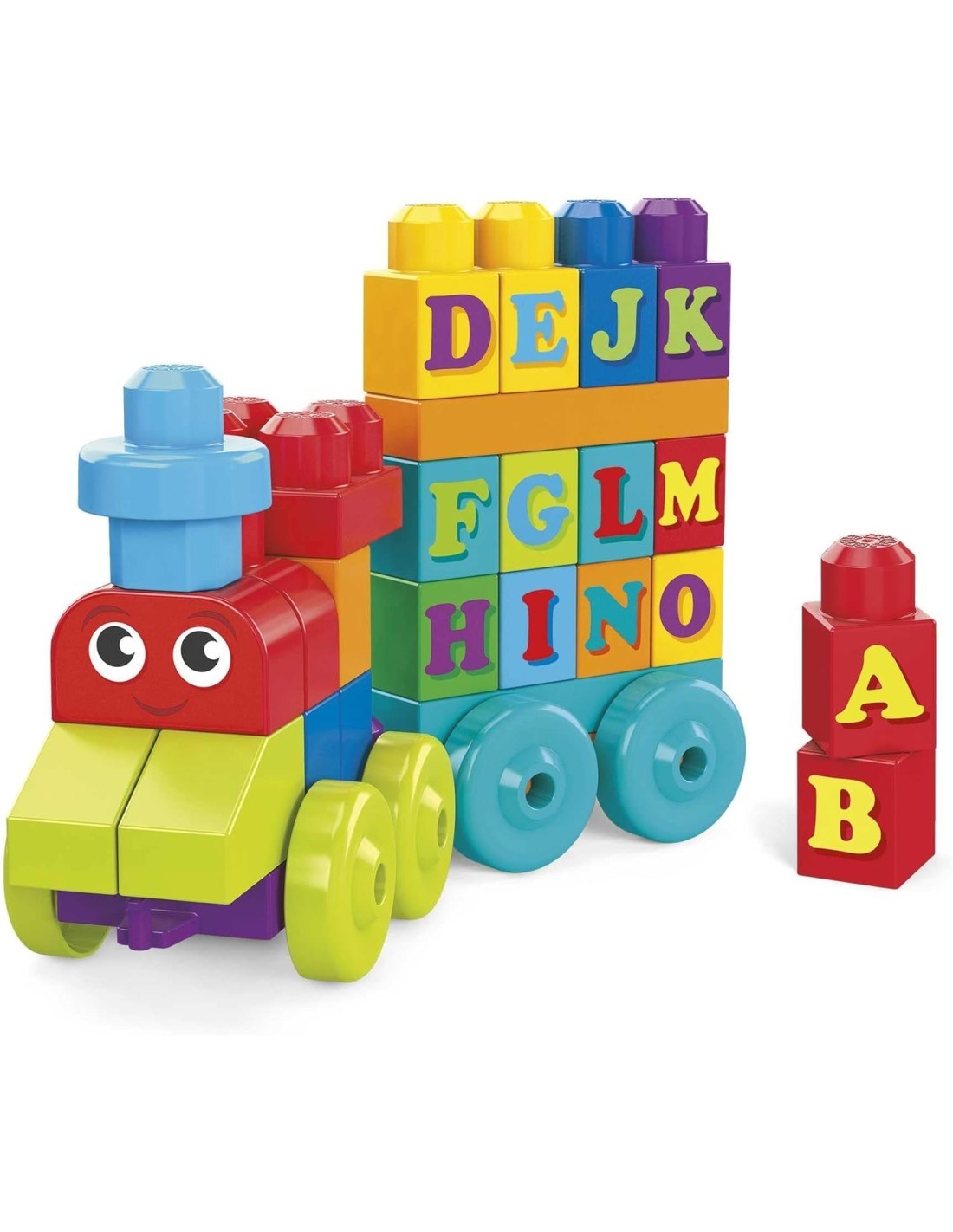 MEGA Bloks Trenino Impara l’Alfabeto – Playset Blocchi Educativi