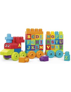 MEGA Bloks Trenino Impara l’Alfabeto – Playset Blocchi Educativi