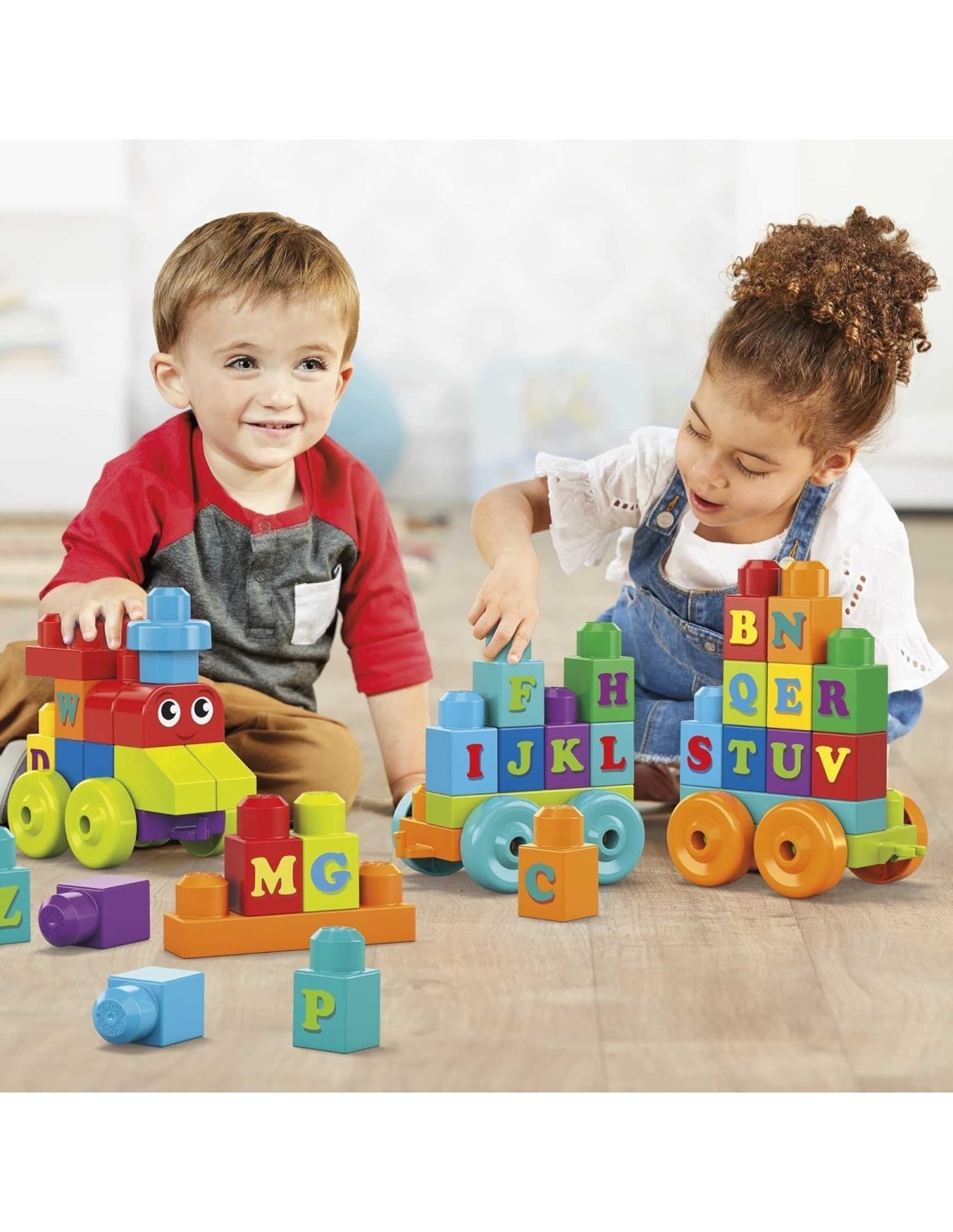 MEGA Bloks Trenino Impara l’Alfabeto – Playset Blocchi Educativi