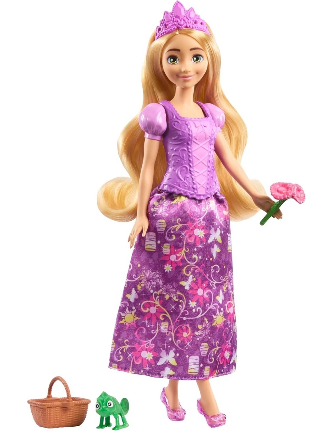 Rapunzel Disney Princess 2 Storie in 1 con 2 Look Completi e 9 Accessori