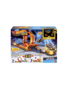 Hot Wheels Monster Trucks Sfida Trofeo Gira e Capovolgi - Playset con Bigfoot 50° Anniversario
