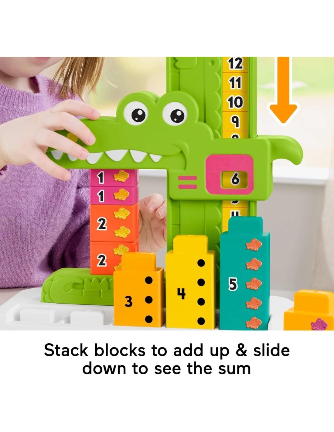 Fisher-Price Coccodrillo Conta e Somma