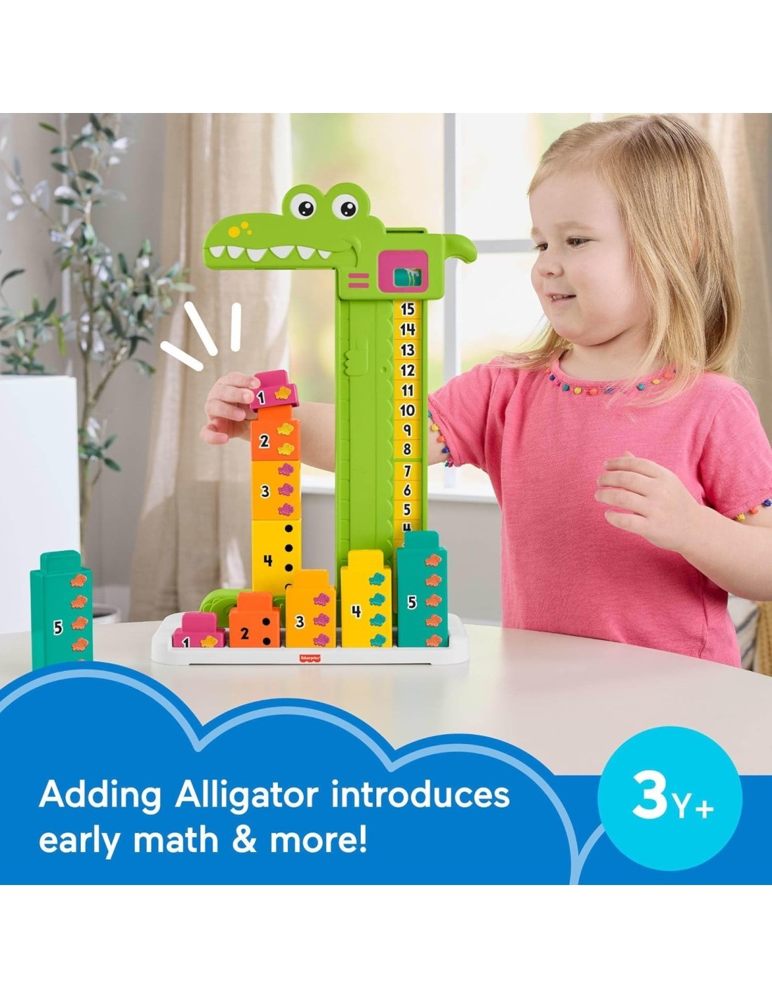 Fisher-Price Coccodrillo Conta e Somma