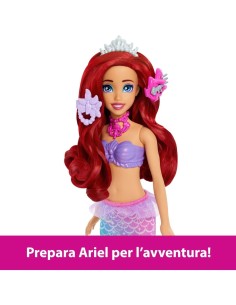Mattel Disney Princess – Ariel e la Specchiera Magica con 5 Perle a Sorpresa